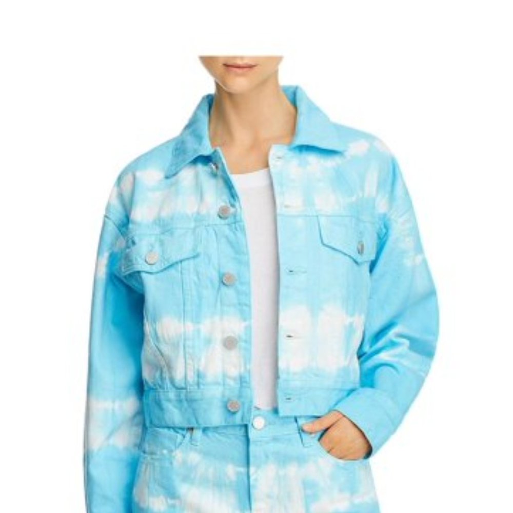 NWT [BLANKNYC]  Cropped Cotton Denim Jacket M